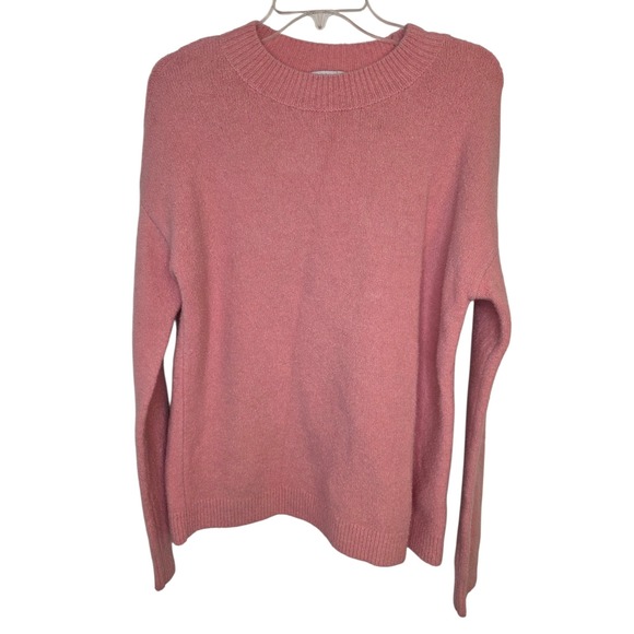 & Other Stories Paris Atelier Pink Crew Neck Long Sleeve Soft Knit Sweater Small - Picture 13 of 14